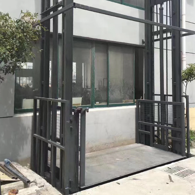 宜君5吨室外升降货梯